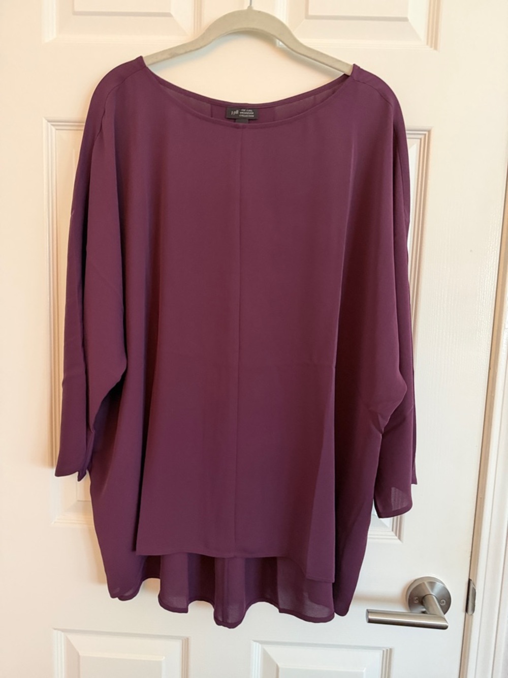 J. Jill Plum Bell Sleeve Tunic Top
